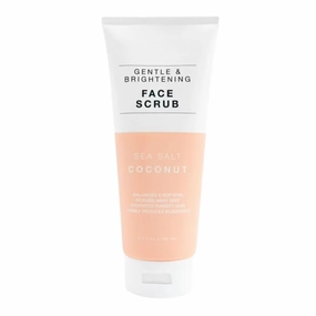 Salt & Coconut Face Scrub, Gentle & Brightening, All Skin Types, 5.1 fl oz (Pack of 1)