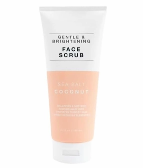 Salt & Coconut Face Scrub, Gentle & Brightening, All Skin Types, 5.1 fl oz Pack of 1 (Package may vary)