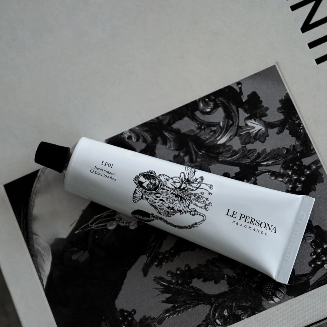 Scented Hand Cream For Women By Perfumers - Anti Wrinkle, Brightening, Non-Greasy Moisturizer - Luxury Korean Hand Cream For Gift 1.9oz/55ml (1.93 fl oz, LP01 Mystic Rose)