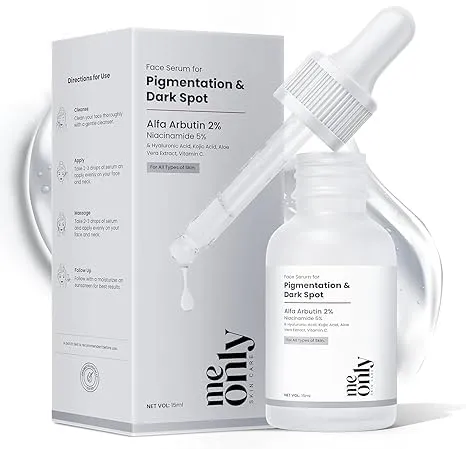Serum For Dark Spot & Pigmentation | 10% Vitamin C, 5% Niacinamide & 2% Alpha Arbutin | Brightening & Even Tone | Oil-Free, Lightweight | 15Ml
