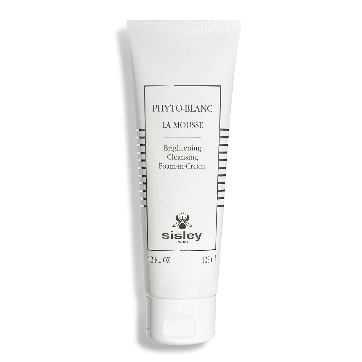 Sisley Paris Phyto-Blanc La Mousse Brightening Cleansing Foam-in-Cream - 125 mL - Face Wash to Remove Impurities & Boost Radiance - All Skin Types