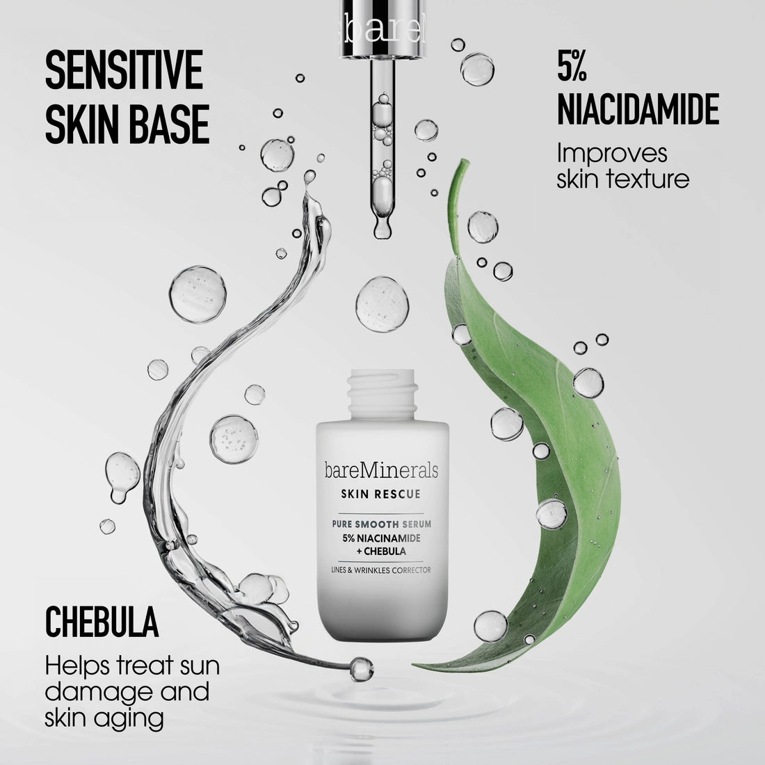 Skin Rescue Pure Smooth Serum & Skinlongevity Phyto-Vitamin C Brightening Moisturizer Mineral SPF30 Bundle