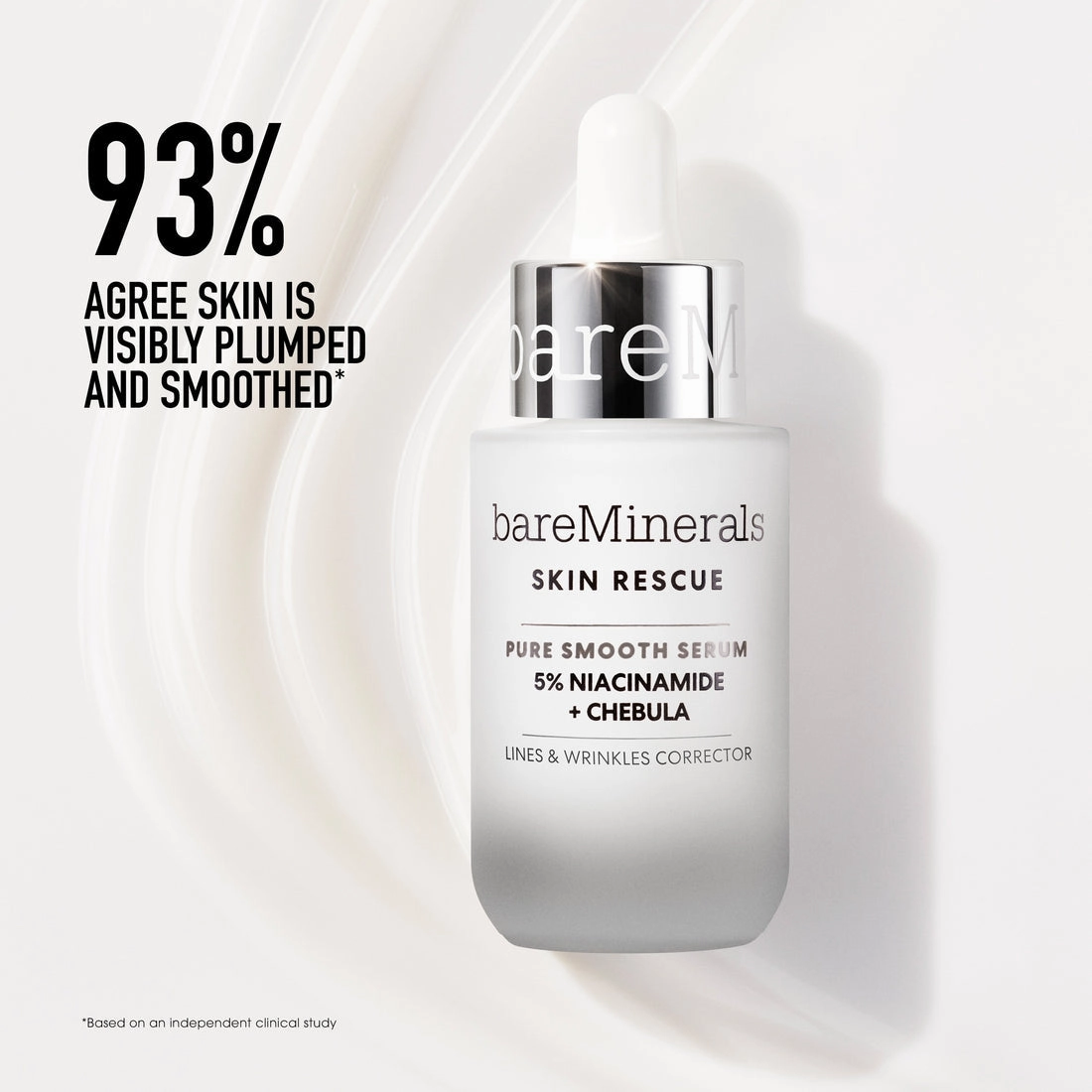 Skin Rescue Pure Smooth Serum & Skinlongevity Phyto-Vitamin C Brightening Moisturizer Mineral SPF30 Bundle