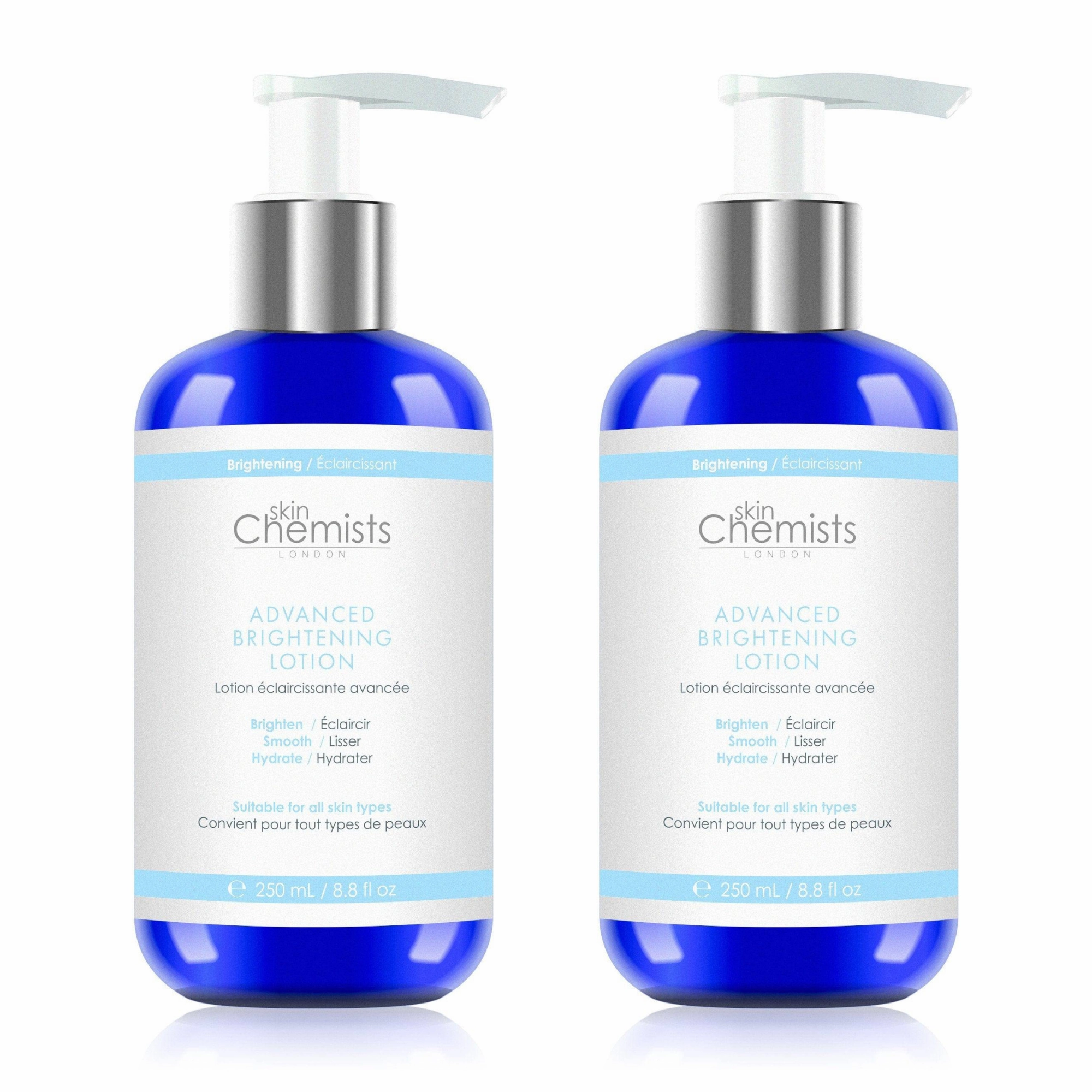 skinChemists Advanced Brightening Lotion 250ml Twin Savings Pack