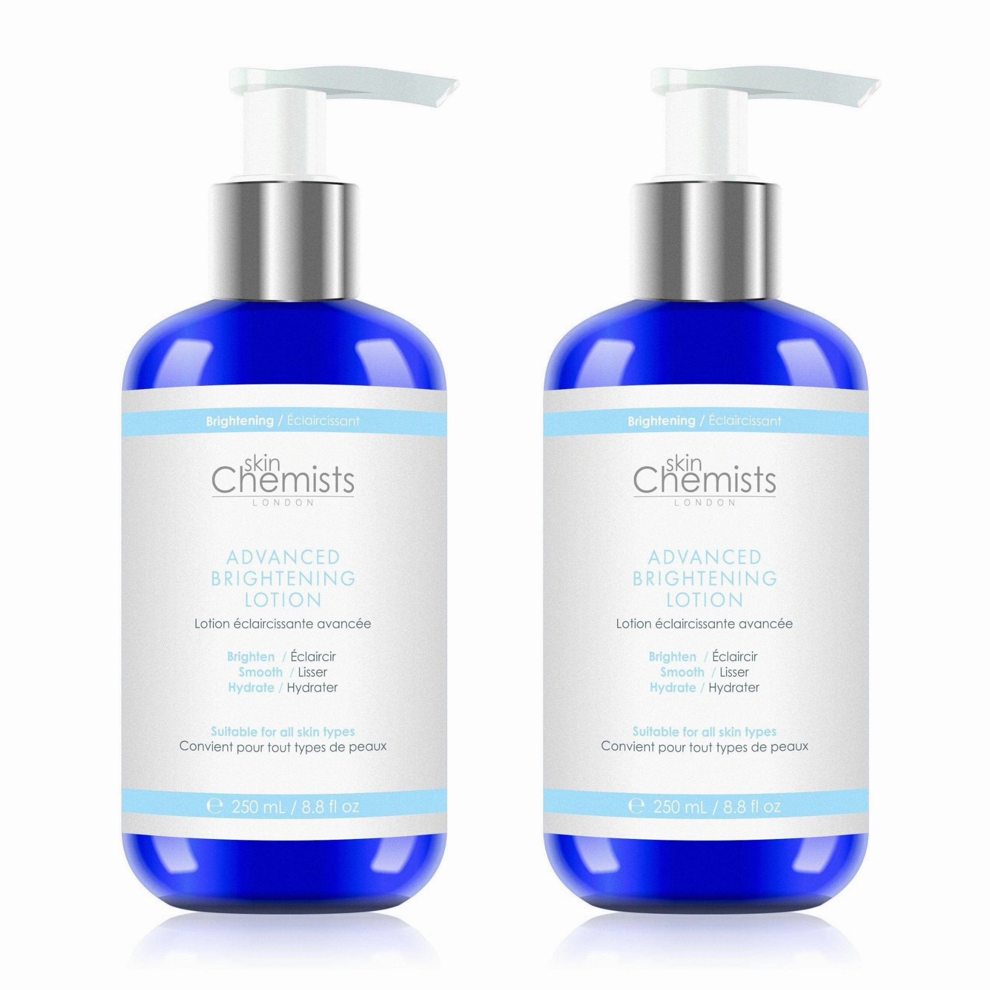 skinChemists Advanced Brightening Lotion 250ml Twin Savings Pack