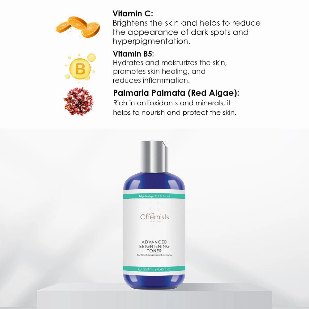 skinChemists Advanced Brightening Toner 250ml Twin Value Savings Pack