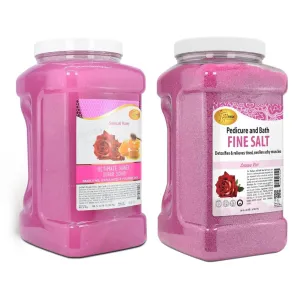 SPA REDI Sugar Body Scrub & Detox Foot Soak Bundle, Sensual Rose, 128 Oz Each - Exfoliates, Hydrates & Moisturizes Skin