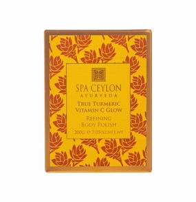 SPA CEYLON True Turmeric Vitamin C Glow Refining Body Polish | Face Care | Ideal for Dull and Blemished Skin Types