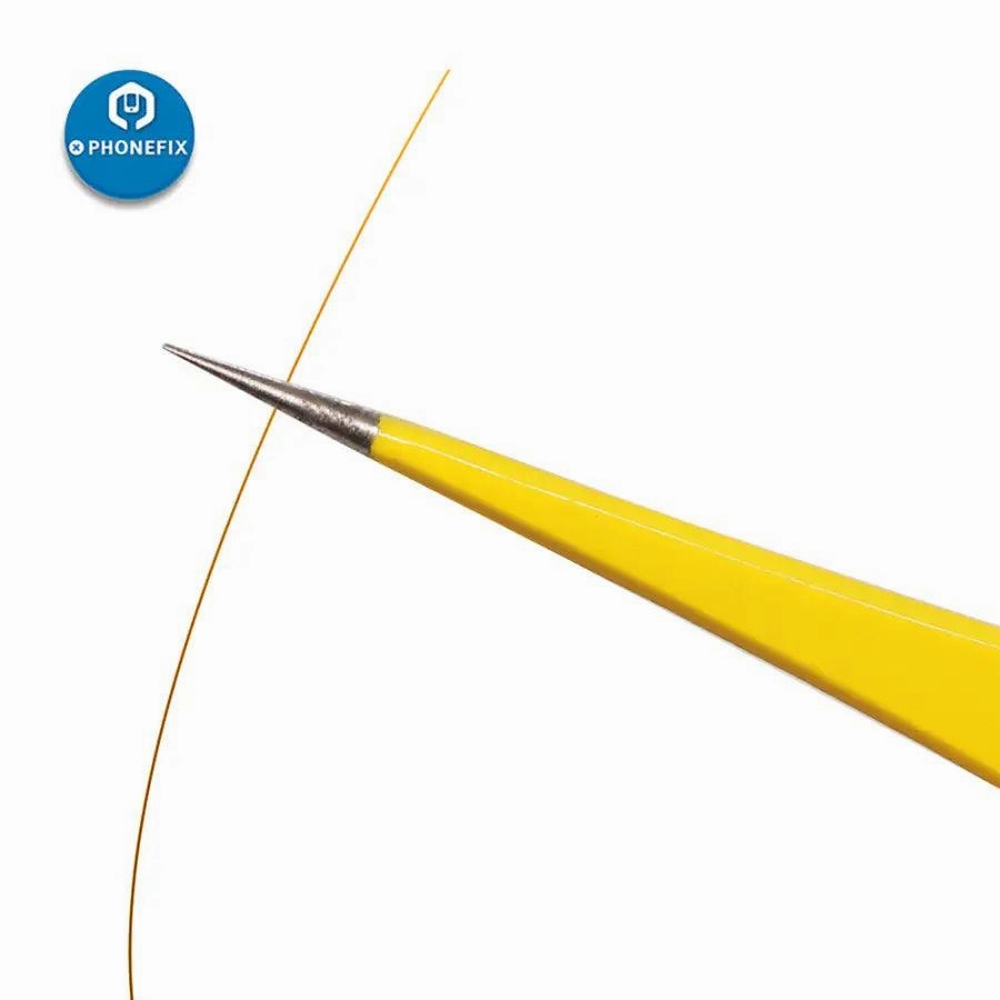 Stainless Steel Anti-static Tweezers Kit for PCB Soldering Repair Tool
