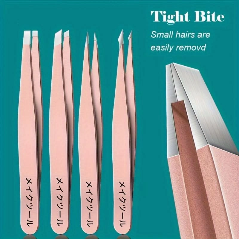 Stainless Steel Precision Tweezers – Slant & Pointed Tips