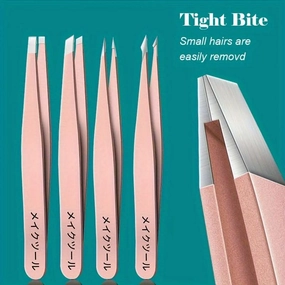 Stainless Steel Precision Tweezers – Slant & Pointed Tips