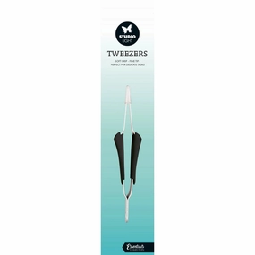 Studio Light • Essentials Tools  Tweezer Soft Grip Fine Tip