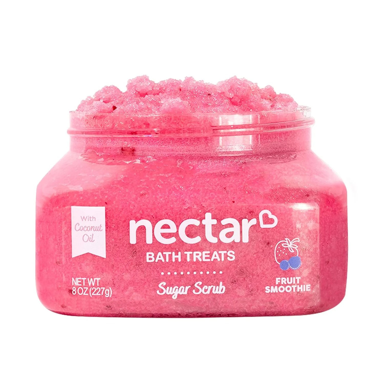 Sugar Body Scrub 8 oz, Moisturizing and Exfoliating Scrub for Nourishing Essential Body Care, Gift For Her (Fruit Smoothie)