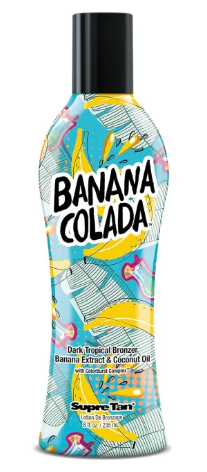 Supre Tan Banana Colada Tropical DHA Bronzer with ColorBurst Complex & Coconut Oil 8oz