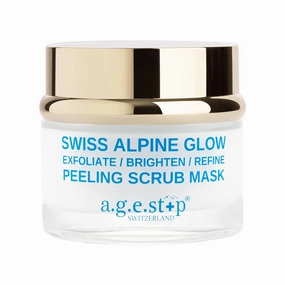 Swiss Alpine Glow Peeling Scrub Mask, Reduces Facial Lines and Smoothes Skin Texture, Dull, Clearer, and Radiant Skin