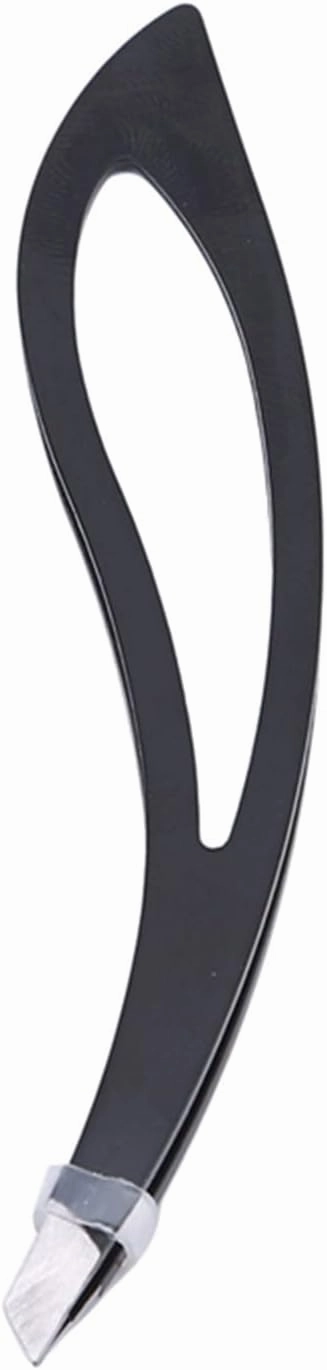 TEMKIN Tweezers Eyebrow Slant Tip Hair Removal Tweezers Stainless Steel Slanted Flat Point Tip Removal Professional Eye Brow Tweezers Tweezers