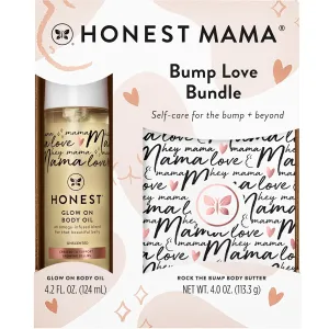 The Honest Company Honest Mama Body   Belly Bump Love Bundle | Moisturizing, Plant Based Oil   Stretch Mark Butter Cream
