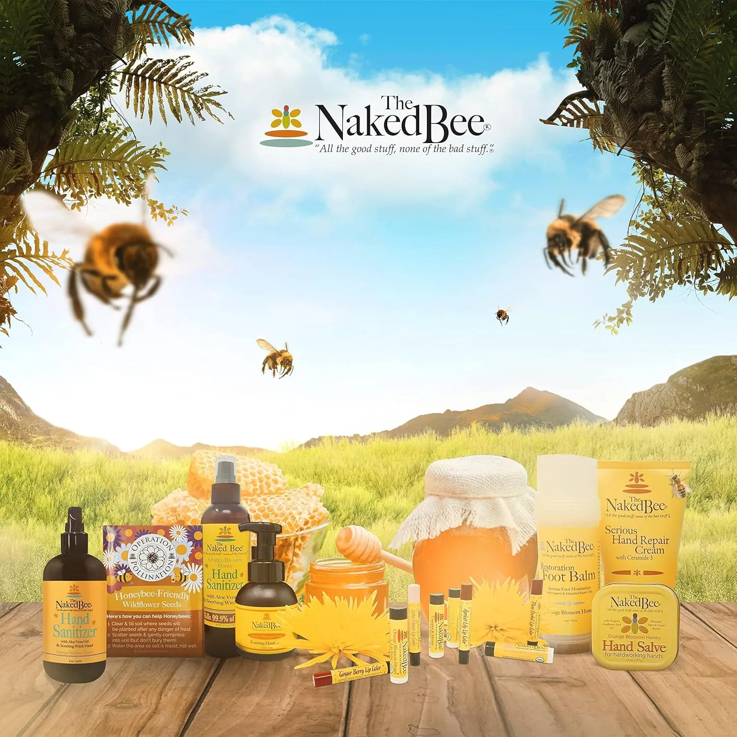 The Naked Bee Nourishing Body Lotion for All Skin Types (6.7 oz) Moisture Replenishing Lotion for Dry Skin with Cococnut & Honey