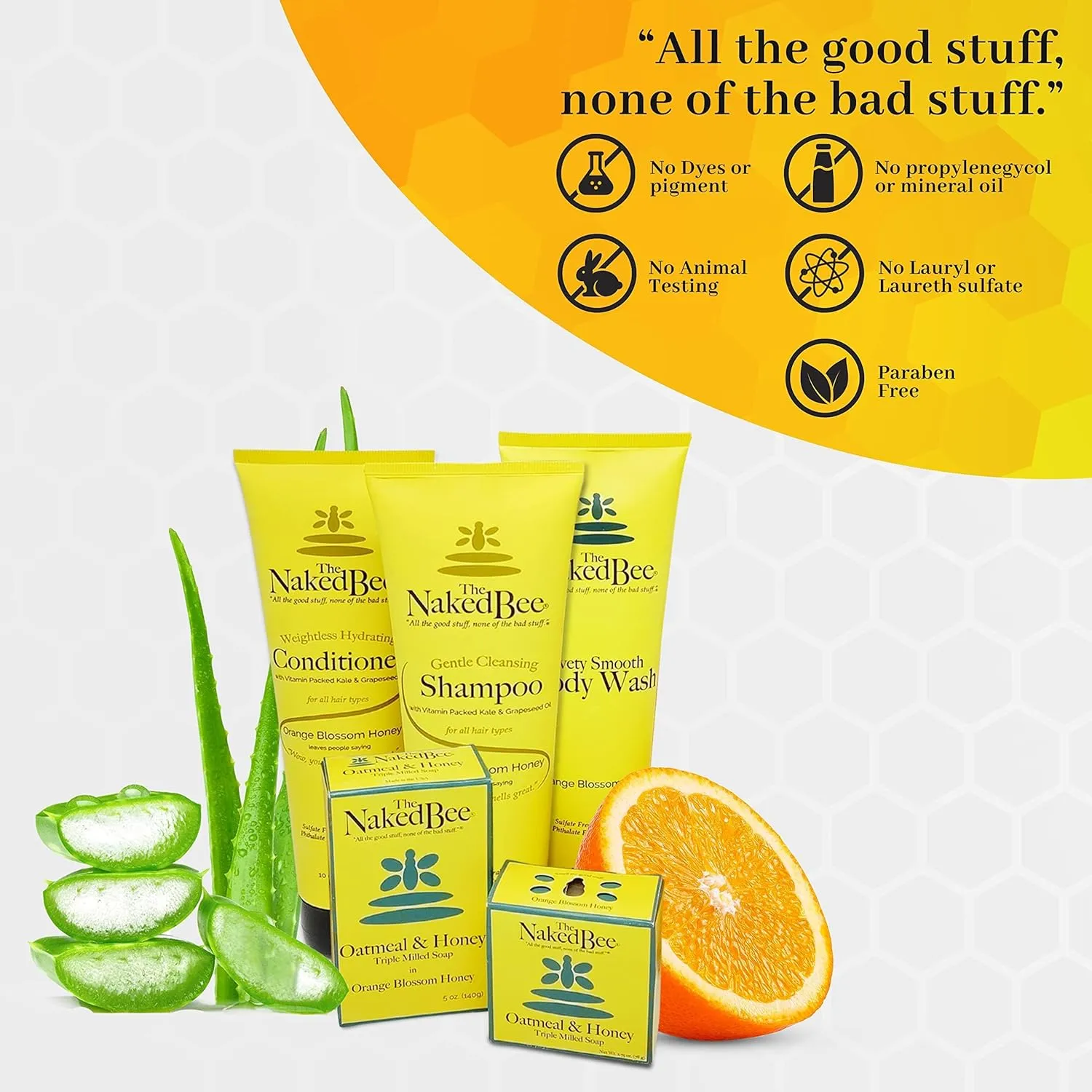 The Naked Bee Nourishing Body Lotion for All Skin Types (6.7 oz) Moisture Replenishing Lotion for Dry Skin with Cococnut & Honey