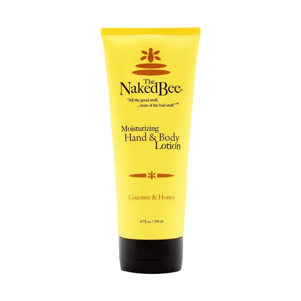 The Naked Bee Nourishing Body Lotion for All Skin Types (6.7 oz) Moisture Replenishing Lotion for Dry Skin with Cococnut & Honey