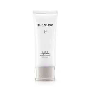 THE WHOO Gong Jin Hyang Brightening Gommage Gel Exfoliator | Smoothing & Radiance-Refining Exfoliator with Niacinamide, Panthenol, and Cellulose Beads