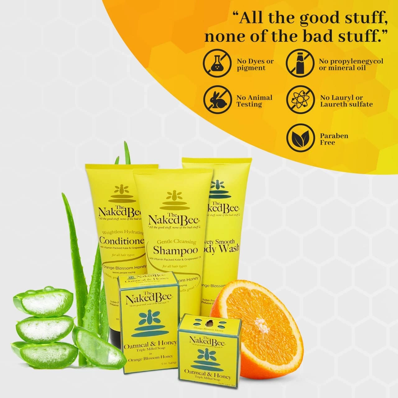 The Naked Bee Nourishing Body Lotion for All Skin Types (8 oz)- Moisture Replenishing Lotion for Dry Skin with Coconut & Honey