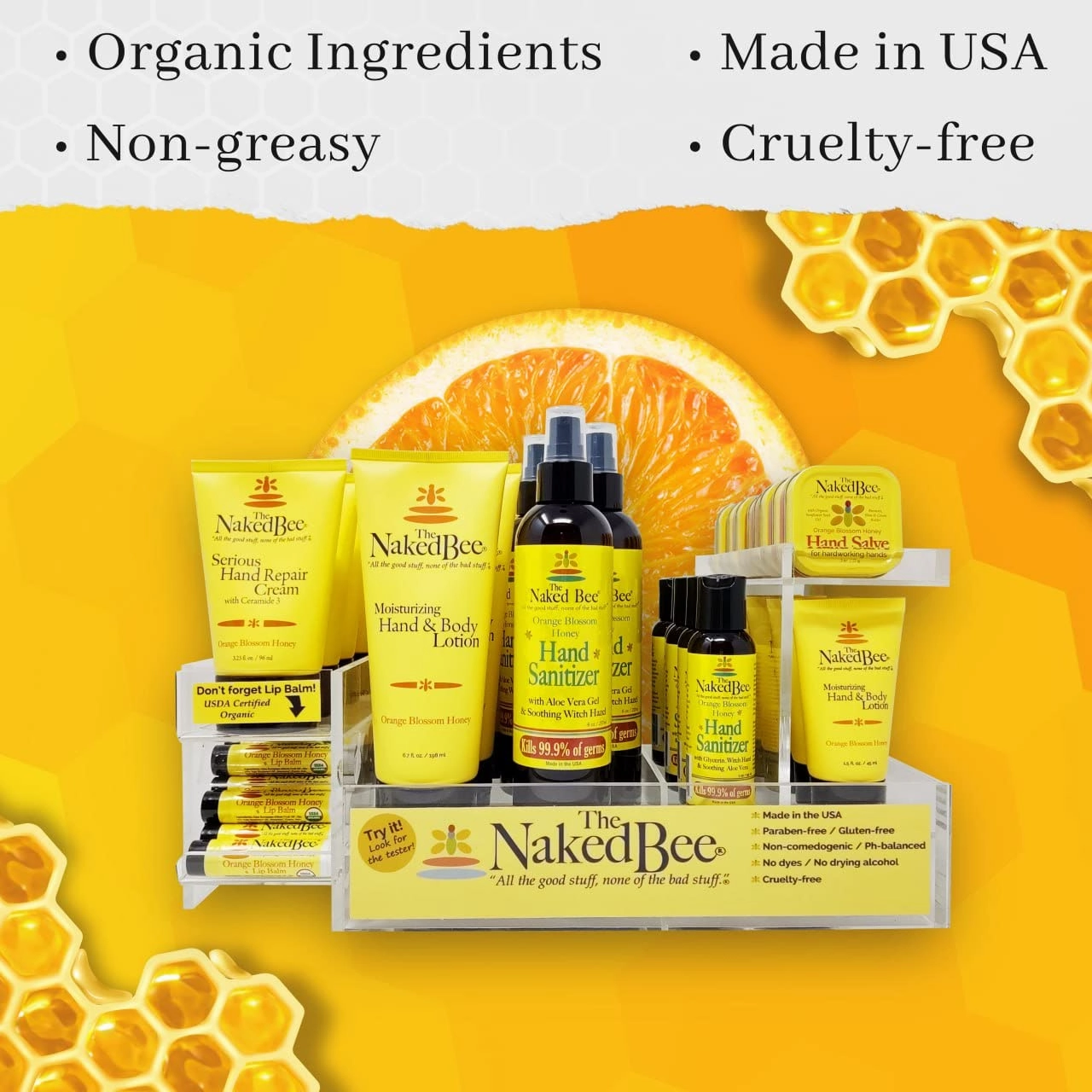 The Naked Bee Nourishing Body Lotion for All Skin Types (8 oz)- Moisture Replenishing Lotion for Dry Skin with Coconut & Honey