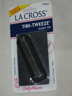 TINI-TWEEZE slant tip tweezers