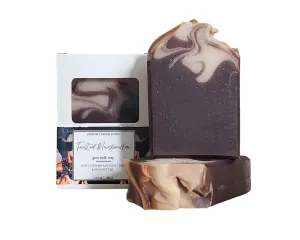Toasted Marshmallow Goat Milk Soap Bars, 3 Bar Pack, Cold Processed, Soap for Face and Body, Cocoa Butter Soap