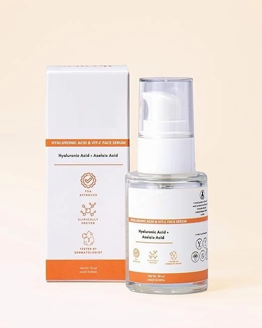 TV Vitamin C Face Serum with Alpha Arbutin, Niacinamide, Glycolic Acid | Brightens Skin, Exfoliates, Suitable for All Skin Types, Hydrates Deeply, Reduce Dull Skin, Dark Spots & Acne, 30ml