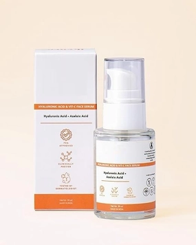 TV Vitamin C Face Serum with Alpha Arbutin, Niacinamide, Glycolic Acid | Brightens Skin, Exfoliates, Suitable for All Skin Types, Hydrates Deeply, Reduce Dull Skin, Dark Spots & Acne, 30ml