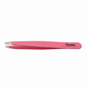 Tweezers Focus Slanted - Pink