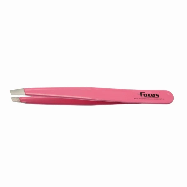 Tweezers Focus Slanted - Pink