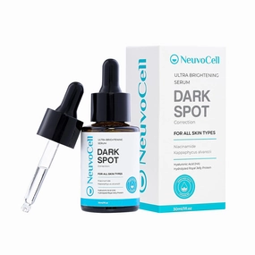 Ultra Brightening Serum, Dark Spot Corrector for Face - Niacinamide, Hyaluronic Acid, Hydrolyzed Royal Jelly, Kappaphycus Alvarezii Extract - Facial Serum, 1fl.Oz