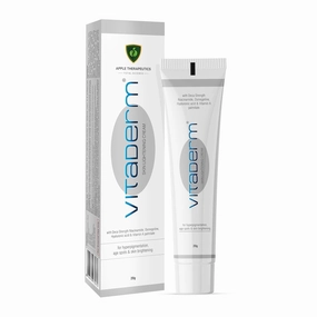 V-itaderm Niacinamide 10% Skin Lightening Moisturizer Cream 20gm | Kojic Acid Free Moisturizer | Hyaluronic Acid   Vitamin C | Dark Spots Uneven Skin Tone | Hydrates & Brightens Glutathione Free Cream
