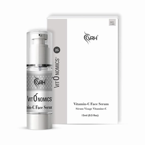V'R'H Vitamin C Face Serum 25% | Potent Formula for Improved Skin Texture & Radiance | Dark Spots | With L-Ascorbic Acid, Niacinamide & Vitamin E | Brightening Ascorbyl Glucoside & Ferulic | Unisex