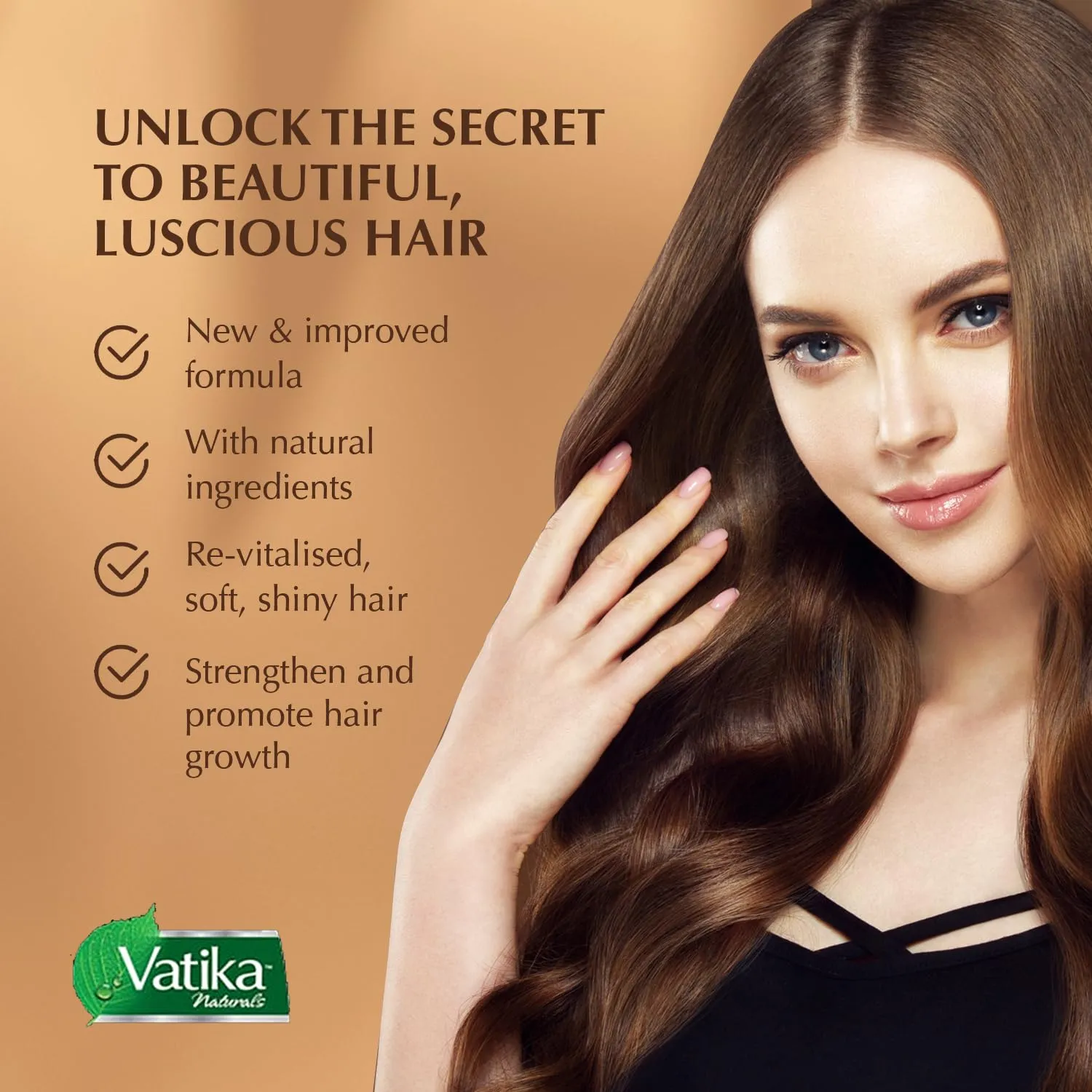 Vatika Naturals Hot Oil Hair Mask - Tropical Coconut & Castor Oil & Multivitamin for Dry, Damaged, Nourishing & Strengthening, Deep Conditioning for Soft, Smooth - 500ml