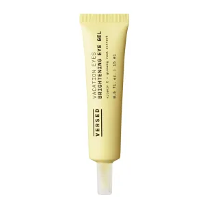 Versed Vacation Eyes Brightening Eye Gel - Lightweight Cooling Gel For Puffy Eyes with Vitamin C, Ginseng Root Extract and Niacinamide - Help Reduce Under-Eye Darkness - Vegan (0.5 fl oz)