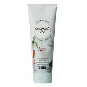 Victoria's Secret Pink Fragrance Lotion Nourishing Hand & Body Lotion 8 Oz (8 oz 1 Pack, Coconut Ice)