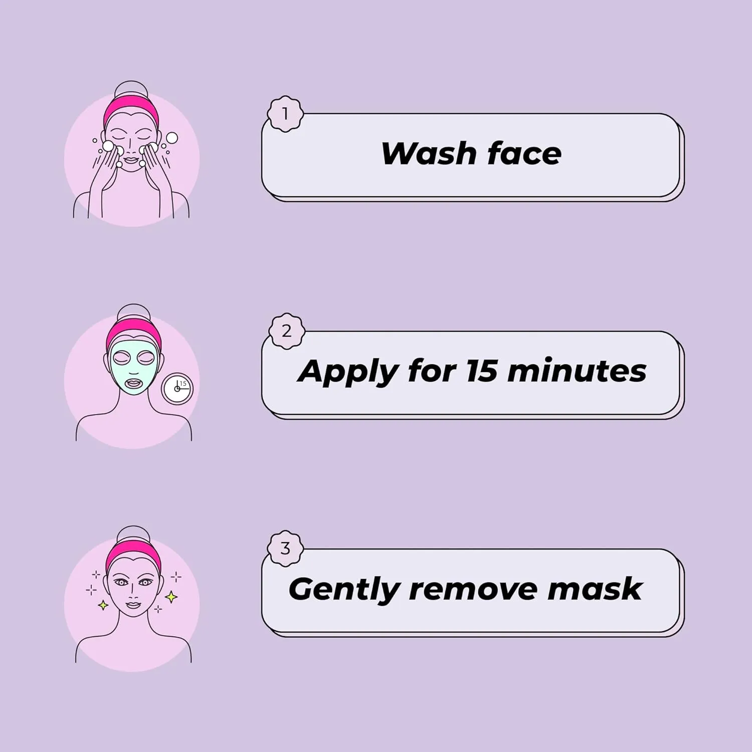 Vitamasques Face Masks Skincare Sheet Kit, 7-Pack - Juicy Collection of Triple-Layer Sheet Facial Masks - Korean Skin Care Pore Purifying, Brightening, and Hydrating