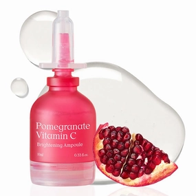 Vitamin C Brigntening Serum (10ml / 0.33 Fl oz) 1ea | Dark Spot Care, Radiant Glow, Glass Skin, Multi-Vitamin Complex, Pomegranate Water, For Sensitive Skin, NDP