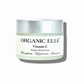 Vitamin C Radiant Rich Cream, Antioxidant Face Moisturizer with Aloe Vera and Botanical Oils