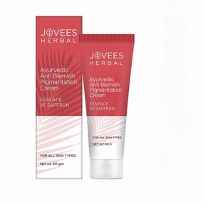 WF Herbal Ayurvedic Anti-Blemish Cream with Saffron, Dark Spot Treatment, 60g, All Skin Types