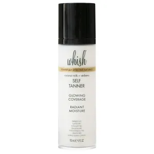 Whish Beauty Self Tanner - Sunless Tanning Lotion for Face & Body - Moisturizes with Shea Butter, Mango Butter, & Aloe - For All Skin Tones - Paraben & Sulfate Free, 5 fl oz - Coconut Milk & Verbena