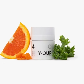 Y’OUR Revitalizing Night Cream: Daily Face Cream with Squalane, Niacinamide, Vitamins A & C; Lightweight, Irritant-Free Moisturizer. Made in USA. For Soft, Glowy Skin, Wrinkle Care & Even Tone