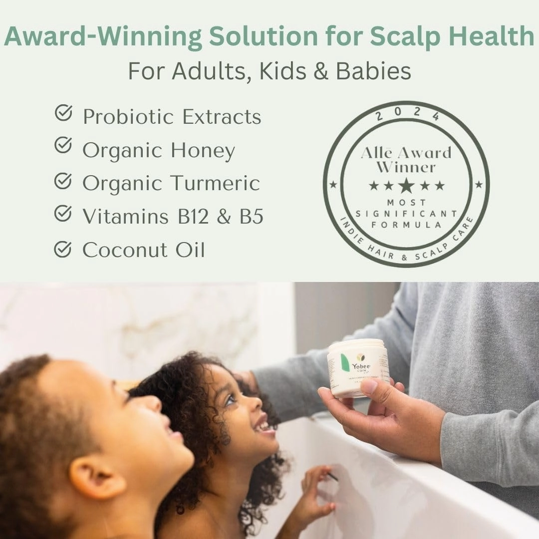 Yobee Calm & Comfort Scalp Mask, Soothing, Gentle Hair Care, Clinically Proven, Sensitive-Skin Friendly - for Kids & Teens 4 fl oz