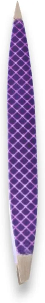 Z-Tweeze Professional Stainless Steel Dual Ended Precision Tweezers - Aurora Collection (Crisscross)