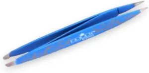Z-Tweeze Professional Stainless Steel Dual Ended Precision Tweezers- Gold Collection (Golden Skies)