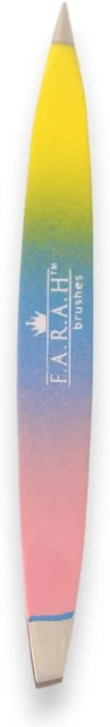 Z-Tweeze Professional Stainless Steel Dual Ended Precision Tweezers Slanted and Pointed Tips - Spectrum Beauty Collection (Valley Girl 2)
